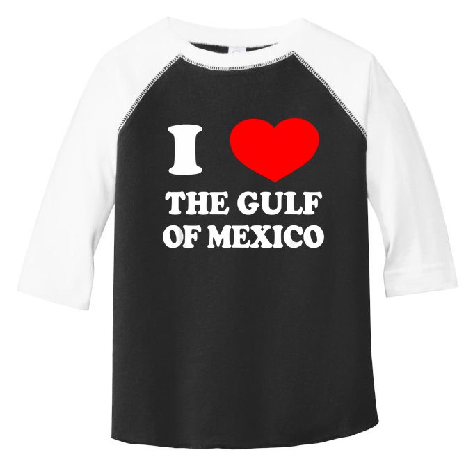 I Love The Gulf Of Mexico Usa Funny 2025 Dank Meme Cringe Toddler Fine Jersey T-Shirt