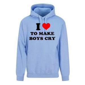 I Love To Make Boy Cry Unisex Surf Hoodie