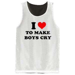 I Love To Make Boy Cry Mesh Reversible Basketball Jersey Tank