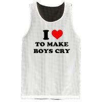 I Love To Make Boy Cry Mesh Reversible Basketball Jersey Tank