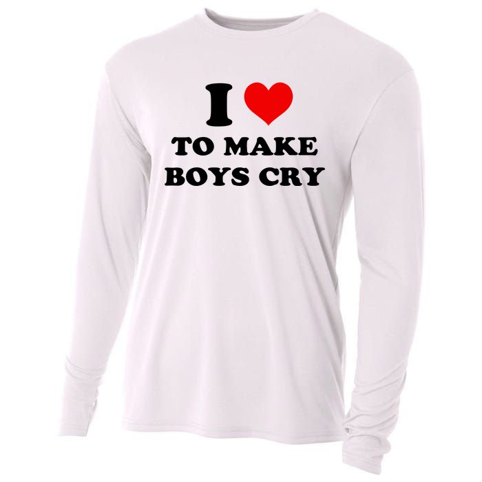 I Love To Make Boy Cry Cooling Performance Long Sleeve Crew