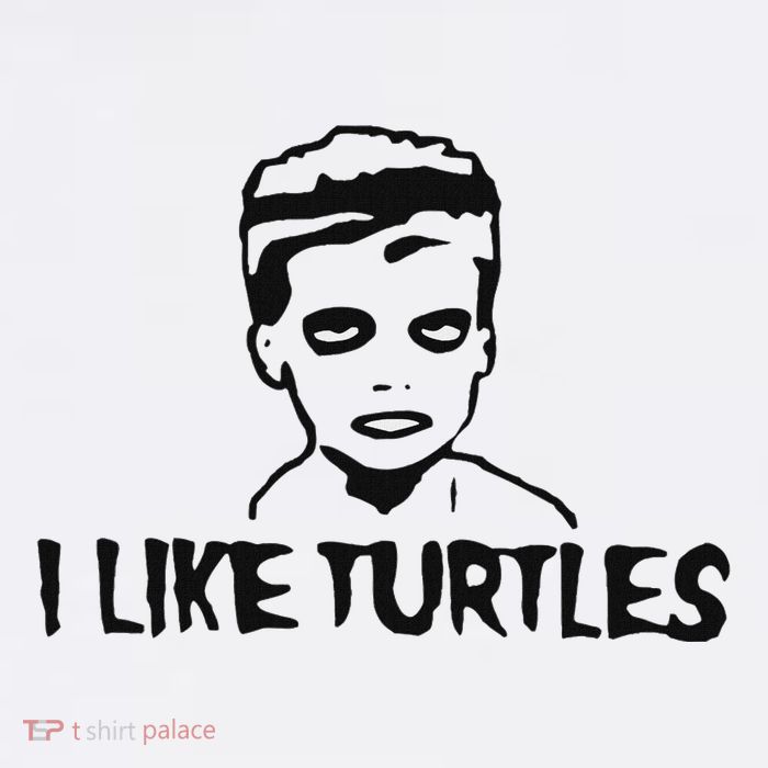 I Like Turtles Johnathan The Zombie Button