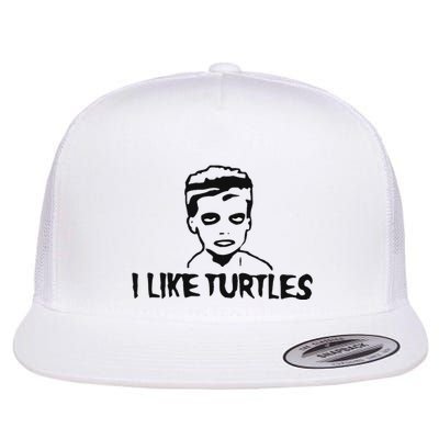 I Like Turtles Johnathan The Zombie Flat Bill Trucker Hat