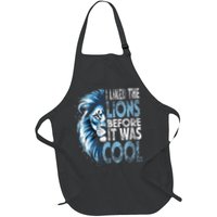I Liked The Lions Before It Was Cool Funny Vintage Apron
