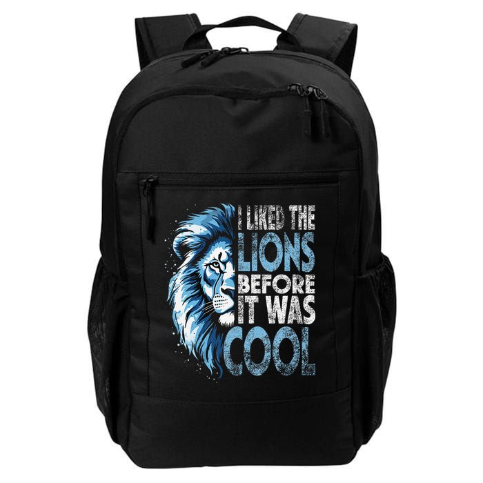 I Liked The Lions Before It Was Cool Funny Vintage Backpack