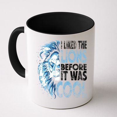 I Liked The Lions Before It Was Cool Funny Vintage Mug