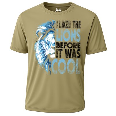 I Liked The Lions Before It Was Cool Funny Vintage Cooling Performance Crew T-Shirt