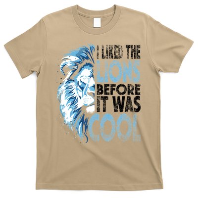 I Liked The Lions Before It Was Cool Funny Vintage T-Shirt