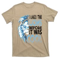 I Liked The Lions Before It Was Cool Funny Vintage T-Shirt