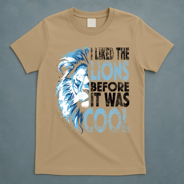 I Liked The Lions Before It Was Cool Funny Vintage T-Shirt