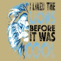 I Liked The Lions Before It Was Cool Funny Vintage Button