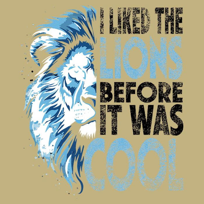 I Liked The Lions Before It Was Cool Funny Vintage Button