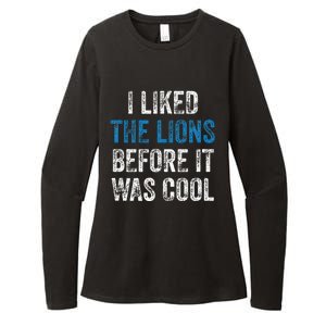 I Liked The Lions Before It Was Cool Womens CVC Long Sleeve Shirt