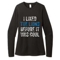 I Liked The Lions Before It Was Cool Womens CVC Long Sleeve Shirt