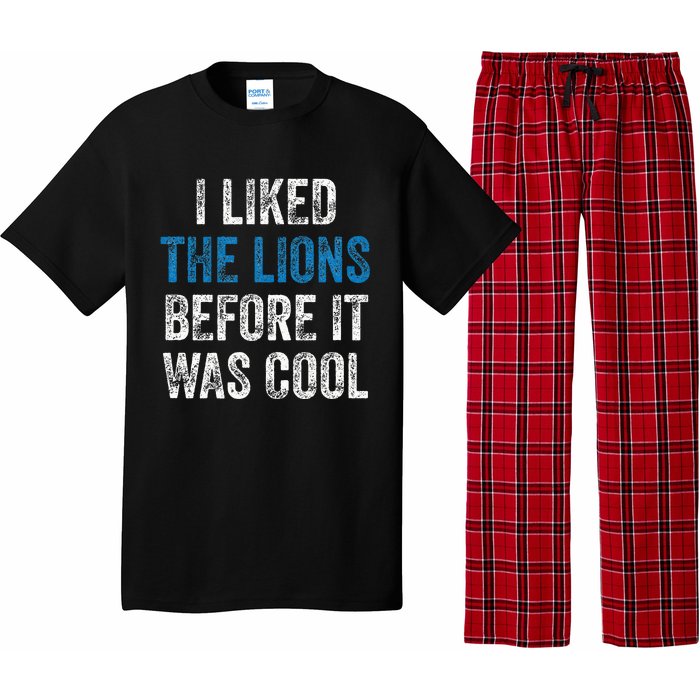 I Liked The Lions Before It Was Cool Pajama Set