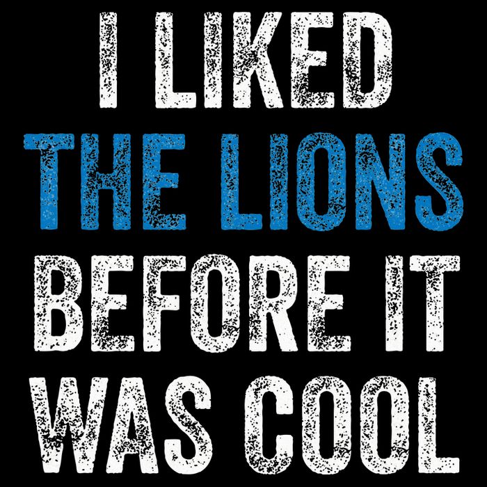 I Liked The Lions Before It Was Cool Cropped Pullover Crew