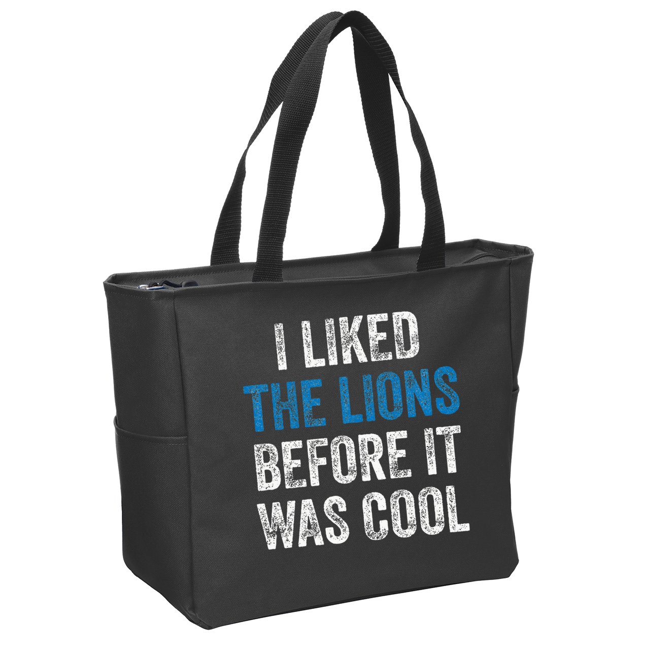 I Liked The Lions Before It Was Cool Zip Tote Bag