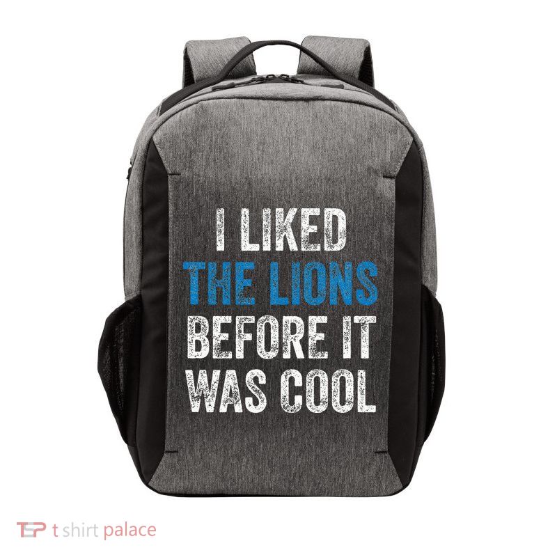 I Liked The Lions Before It Was Cool Vector Backpack