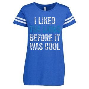 I Liked The Lions Before It Was Cool Enza Ladies Jersey Football T-Shirt