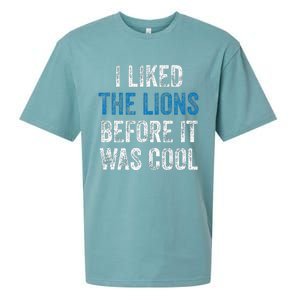 I Liked The Lions Before It Was Cool Sueded Cloud Jersey T-Shirt