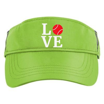 I Love Tennis Gift Valentine's Day For Tennis Lover Adult Drive Performance Visor