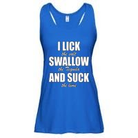 I Lick The Salt Swallow The Tequila And Suck The Lime Cool Gift Ladies Essential Flowy Tank