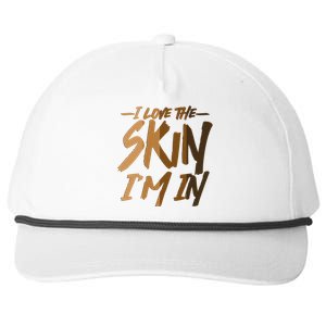 I Love The Skin I'm In Melanin Skin Tones Snapback Five-Panel Rope Hat