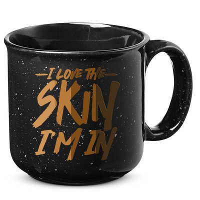 I Love The Skin I'm In Melanin Skin Tones 15oz Campfire Ceramic Mug