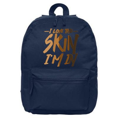 I Love The Skin I'm In Melanin Skin Tones 16 in Basic Backpack