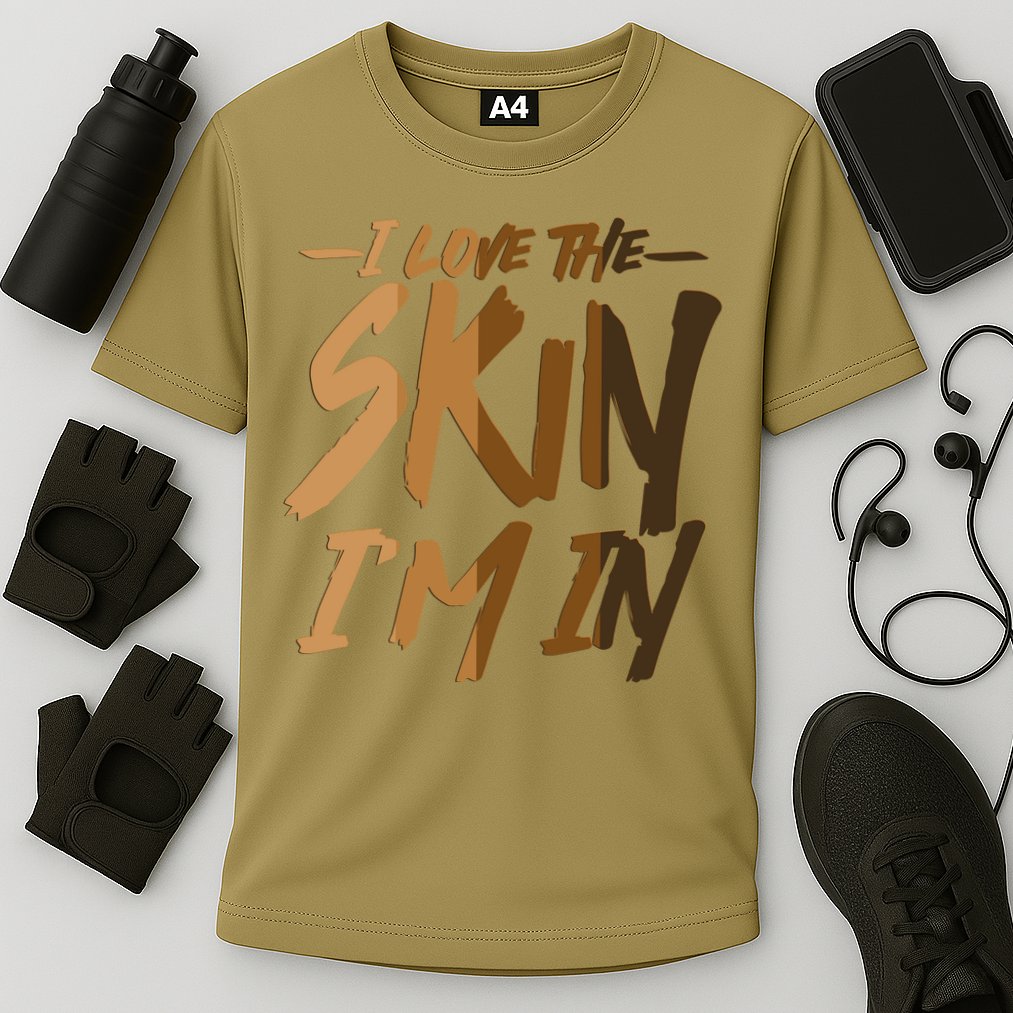 I Love The Skin I'm In Melanin Skin Tones Cooling Performance Crew T-Shirt