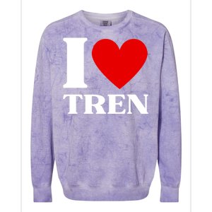 I Love Tren Funny Bodybuilder Colorblast Crewneck Sweatshirt