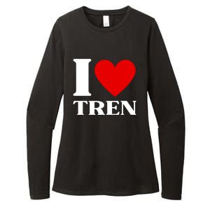 I Love Tren Funny Bodybuilder Womens CVC Long Sleeve Shirt