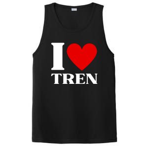 I Love Tren Funny Bodybuilder PosiCharge Competitor Tank