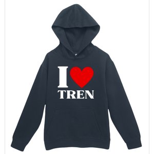 I Love Tren Funny Bodybuilder Urban Pullover Hoodie