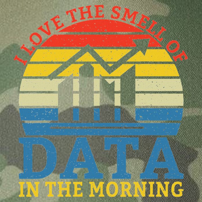 I Love The Smell Of Data In The Morning Data Analyst Legacy Tie Dye Trucker Hat