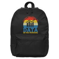 I Love The Smell Of Data In The Morning Data Analyst 16 in Basic Backpack