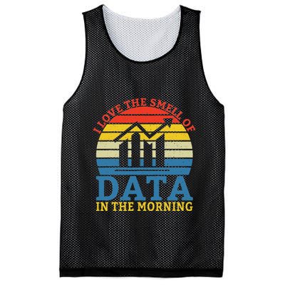 I Love The Smell Of Data In The Morning Data Analyst Mesh Reversible Basketball Jersey Tank