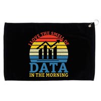 I Love The Smell Of Data In The Morning Data Analyst Grommeted Golf Towel