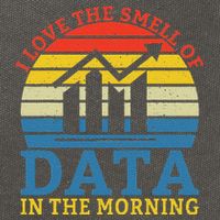 I Love The Smell Of Data In The Morning Data Analyst Cotton Canvas Backpack