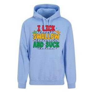 I Lick The Salt Swallow The Tequila Unisex Surf Hoodie