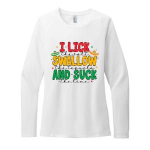 I Lick The Salt Swallow The Tequila Womens CVC Long Sleeve Shirt