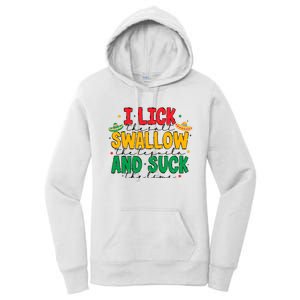 I Lick The Salt Swallow The Tequila Women's Pullover Hoodie