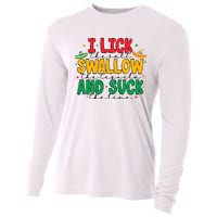 I Lick The Salt Swallow The Tequila Cooling Performance Long Sleeve Crew