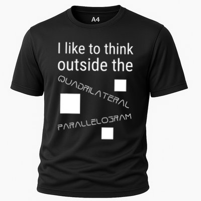 I Like To Think Outside Quadrilateral Parallelogram Gift Performance Shirt