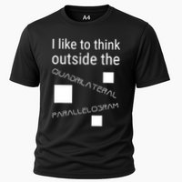 I Like To Think Outside Quadrilateral Parallelogram Gift Performance Shirt