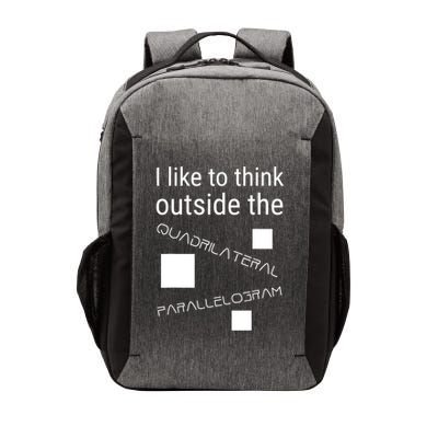 I Like To Think Outside Quadrilateral Parallelogram Gift Vector Backpack