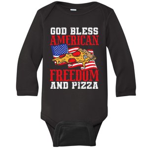 I Love Trump 2024 Drill Baby Drill 4th Of July Baby Long Sleeve Bodysuit