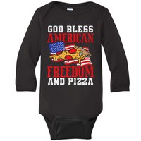 I Love Trump 2024 Drill Baby Drill 4th Of July Baby Long Sleeve Bodysuit