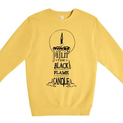 I Lit The Back Flame Candle Premium Crewneck Sweatshirt