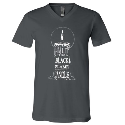 I Lit The Back Flame Candle V-Neck T-Shirt